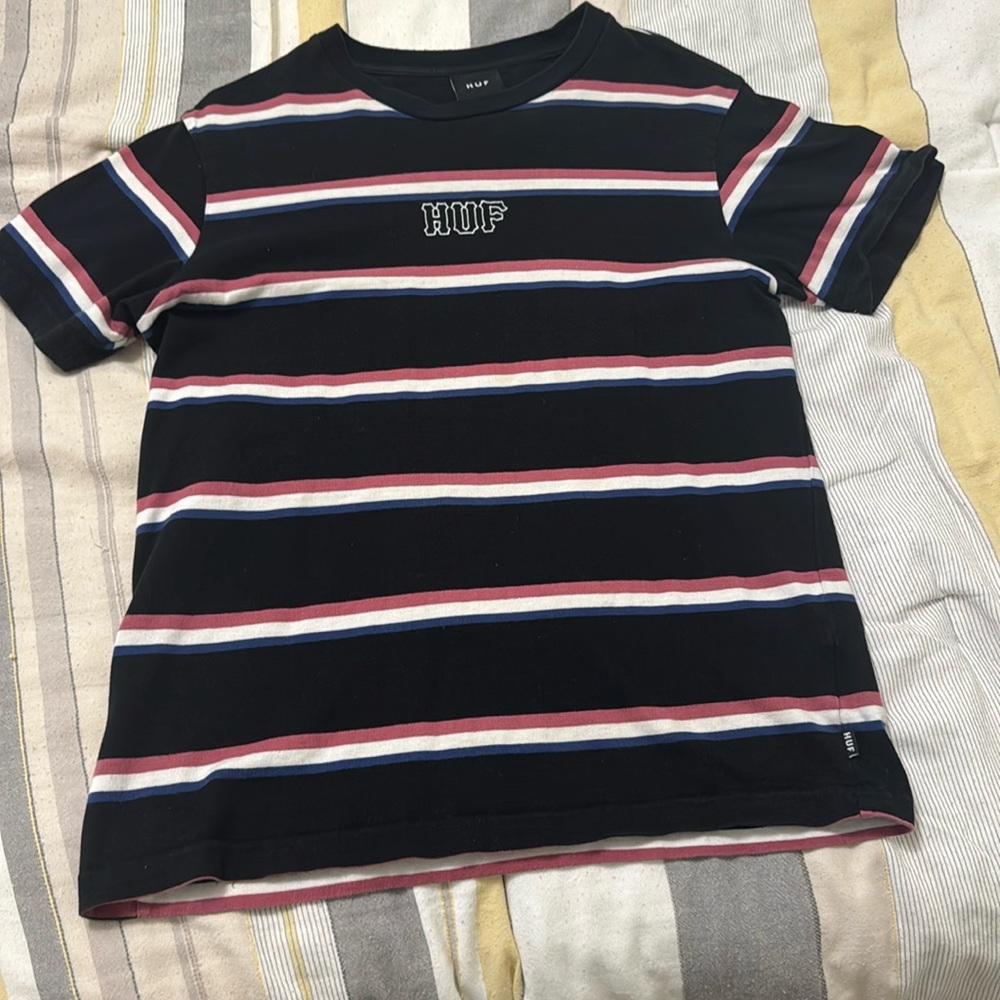 Huf stripped t-shirt